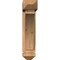 Ekena Millwork Thorton Arts and Crafts Smooth Bracket w/ Offset Brace, Western Red Cedar, 5 1/2"W x 20"D x 24"H BKT0604X20X24THR03SWR - alternate 3